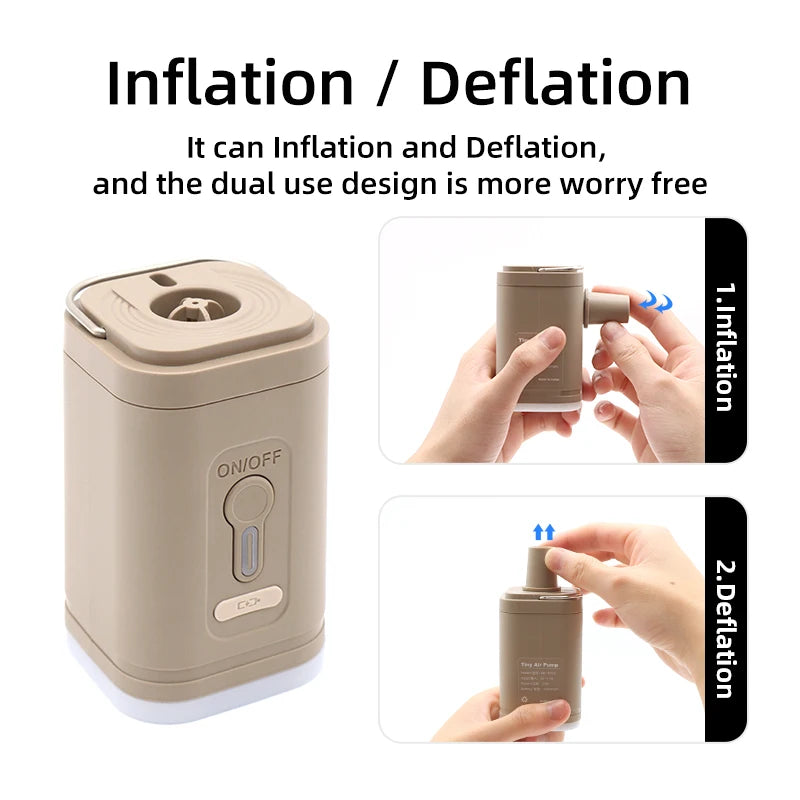 Pompe à air sans fil, mini compresseur d'air portable
