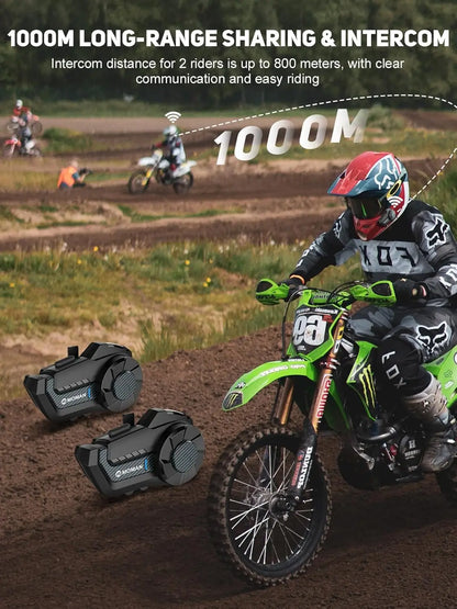 Casque Bluetooth, système de Communication sans fil 5.1, Radio 1000M