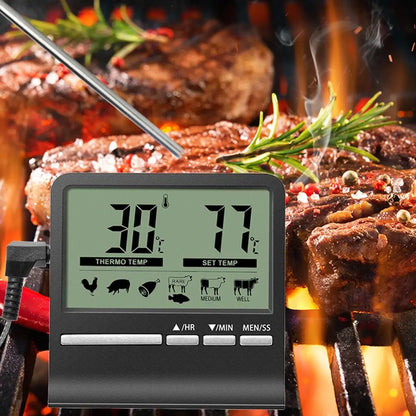 Sonde numérique LCD électronique pour barbecue