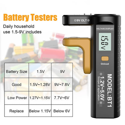 Testeur de batterie numérique LCD