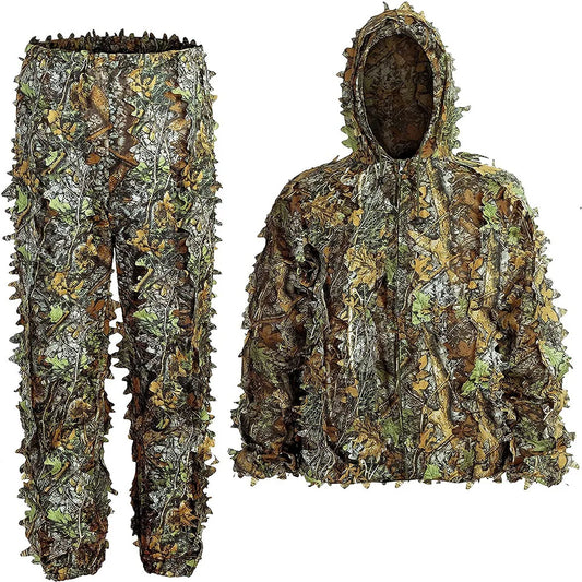 Combinaison de Camouflage à feuilles 3D
