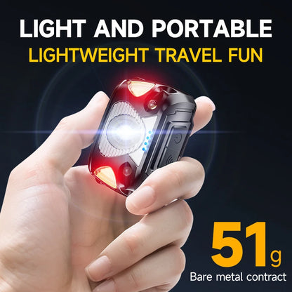 Lampe frontale Led puissante avec capteur de mouvement