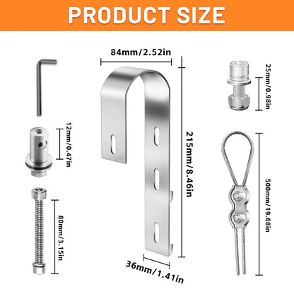 Crochets de Supports de Panneau Solaire Aluminium