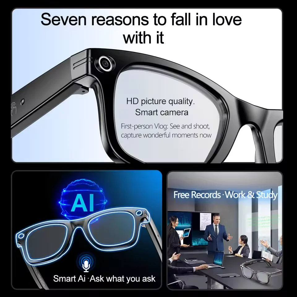 Lunettes 800W caméra AI traduction intelligente