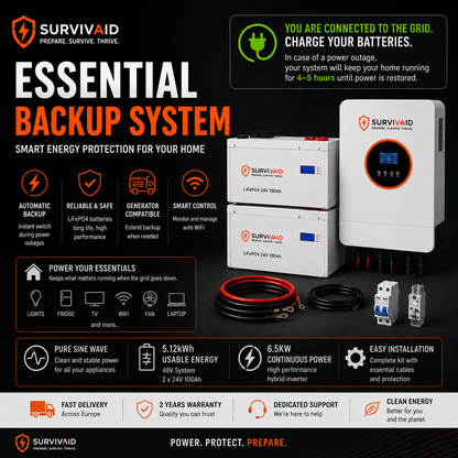 SURVIVAID Essential Backup System