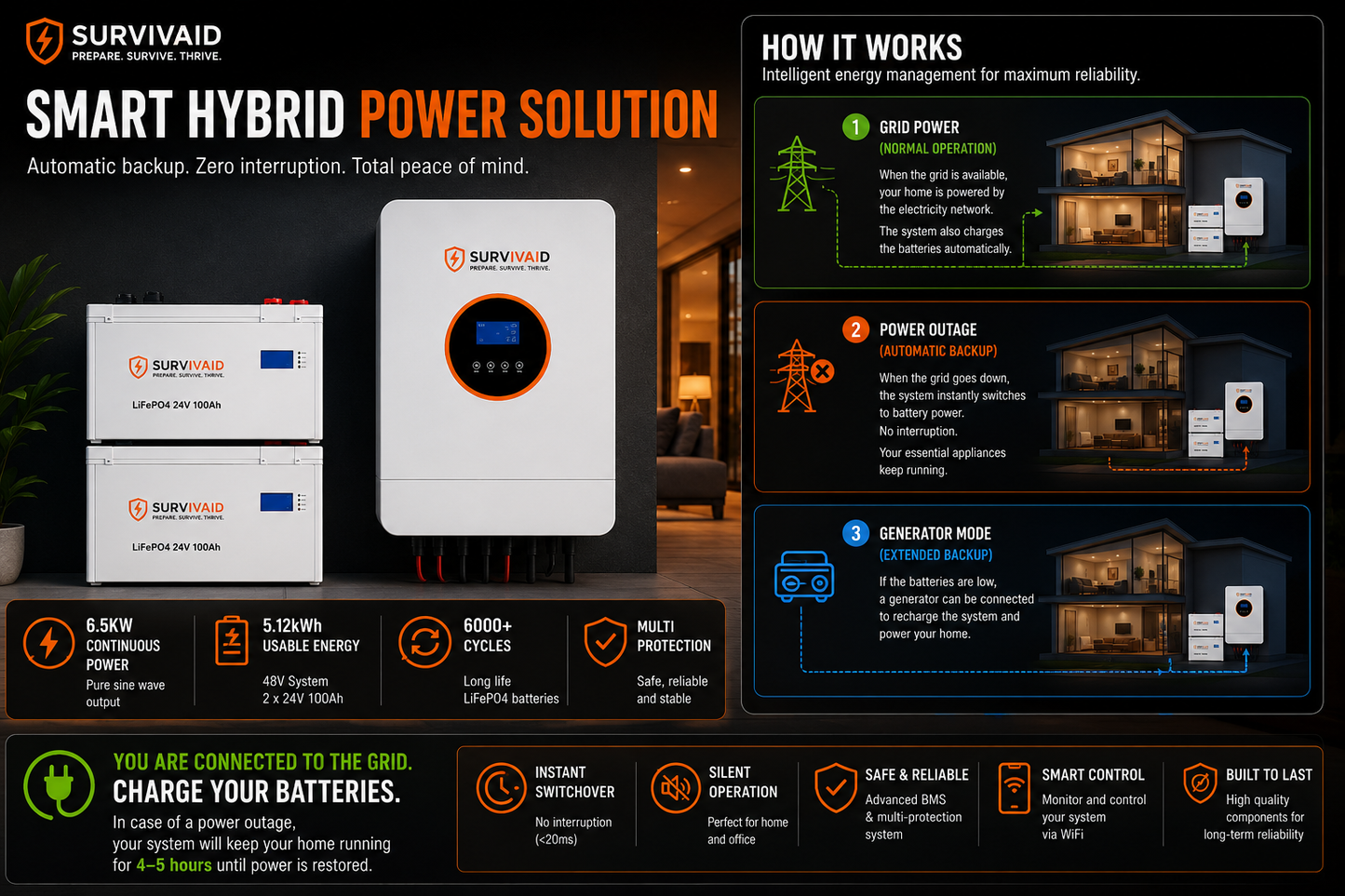 SURVIVAID Essential Backup System