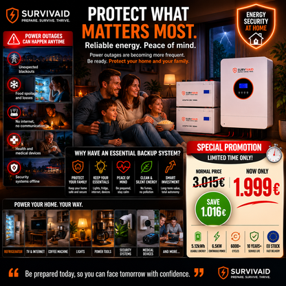 SURVIVAID Essential Backup System
