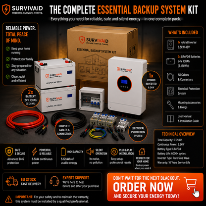 SURVIVAID Essential Backup System