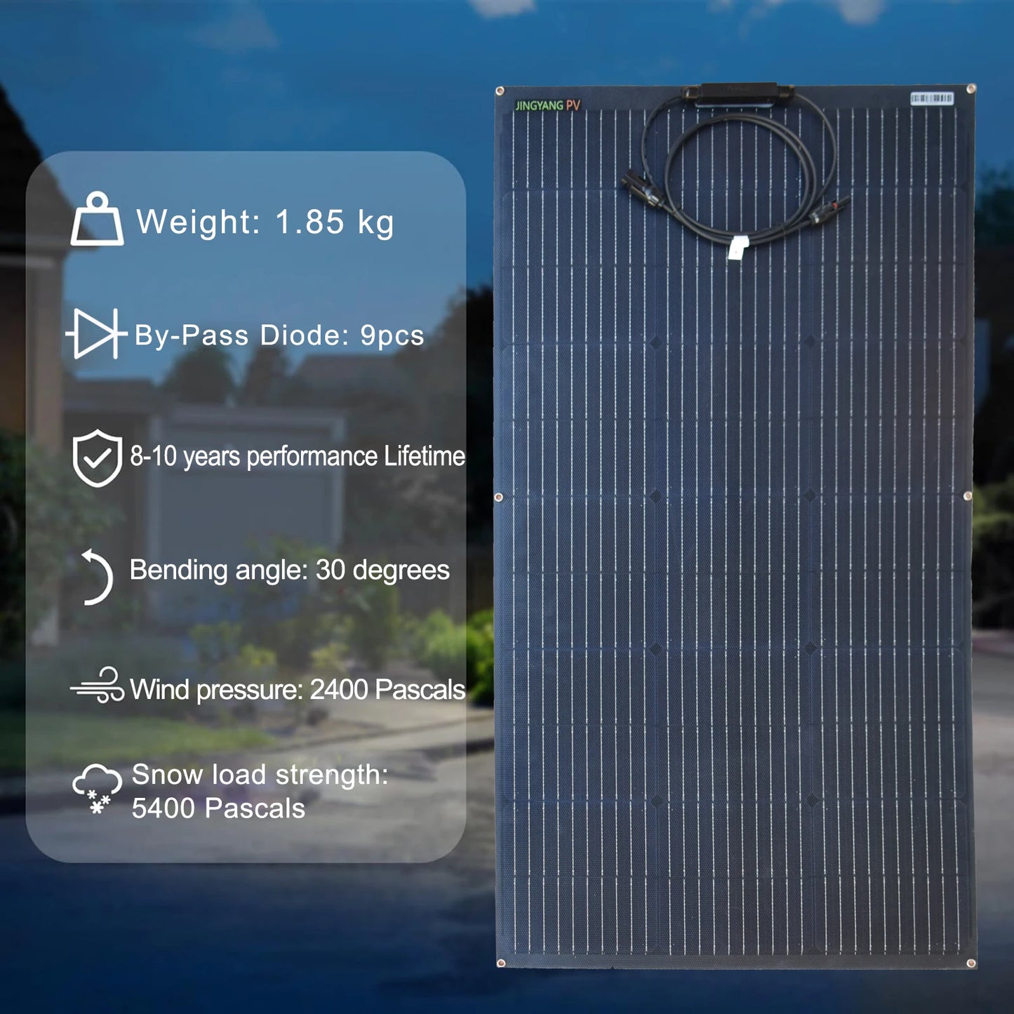 Panneau solaire ETFE 240W (120W 2PCS)