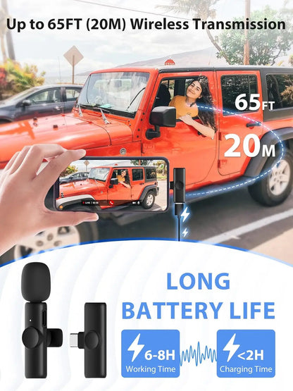 Microphone Lavalier pour téléphone portable