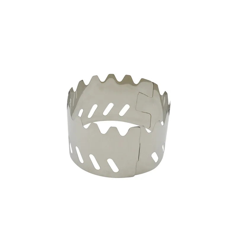 Pare-vent pliable portable en acier inoxydable
