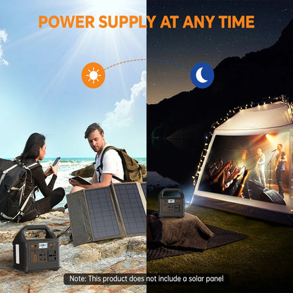 Station d'alimentation portable 100W 200W 500W avec batterie LiFePO4