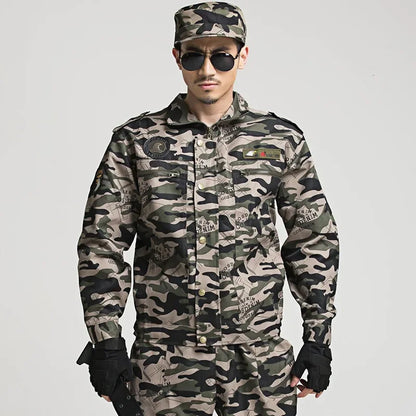 Ensemble supérieur du corps camouflage