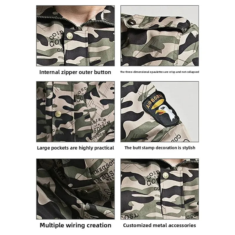 Ensemble supérieur du corps camouflage