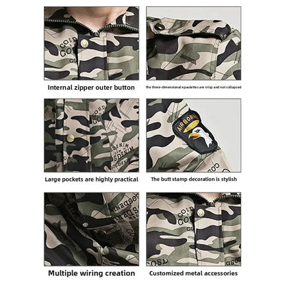 Ensemble supérieur du corps camouflage