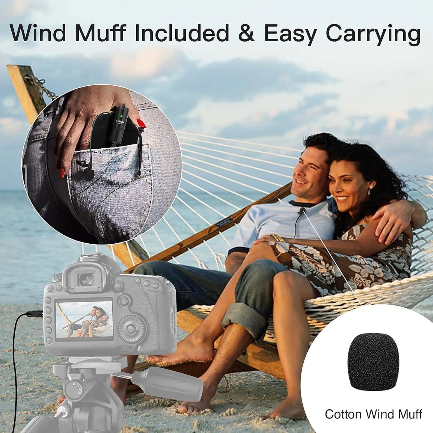 Microphone pour iPhone, PC, Android avec réduction du bruit