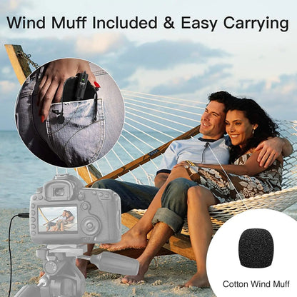 Microphone pour iPhone, PC, Android avec réduction du bruit