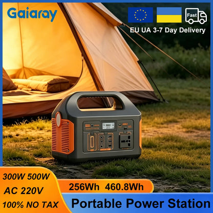 Station d'alimentation portable 300W 500W, générateur solaire