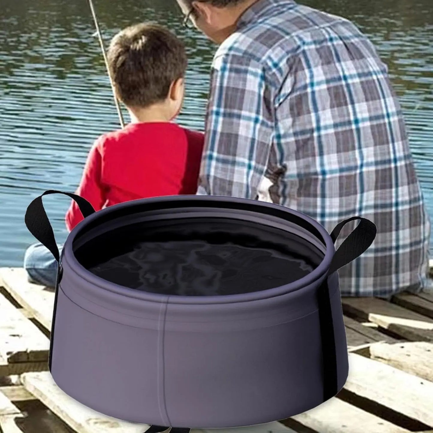 Seau pliant étanche de 8,5 l