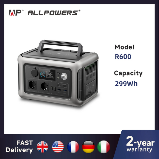 Centrale électrique portable R600, batterie LiFeP04 299 Wh