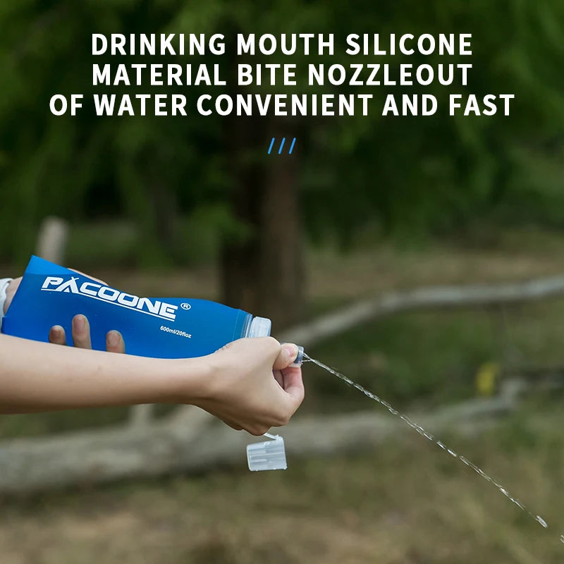 Bouteille d'eau douce sac pliant