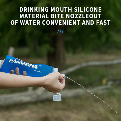 Bouteille d'eau douce sac pliant