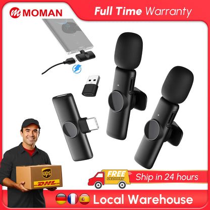 Microphone Lavalier pour téléphone portable