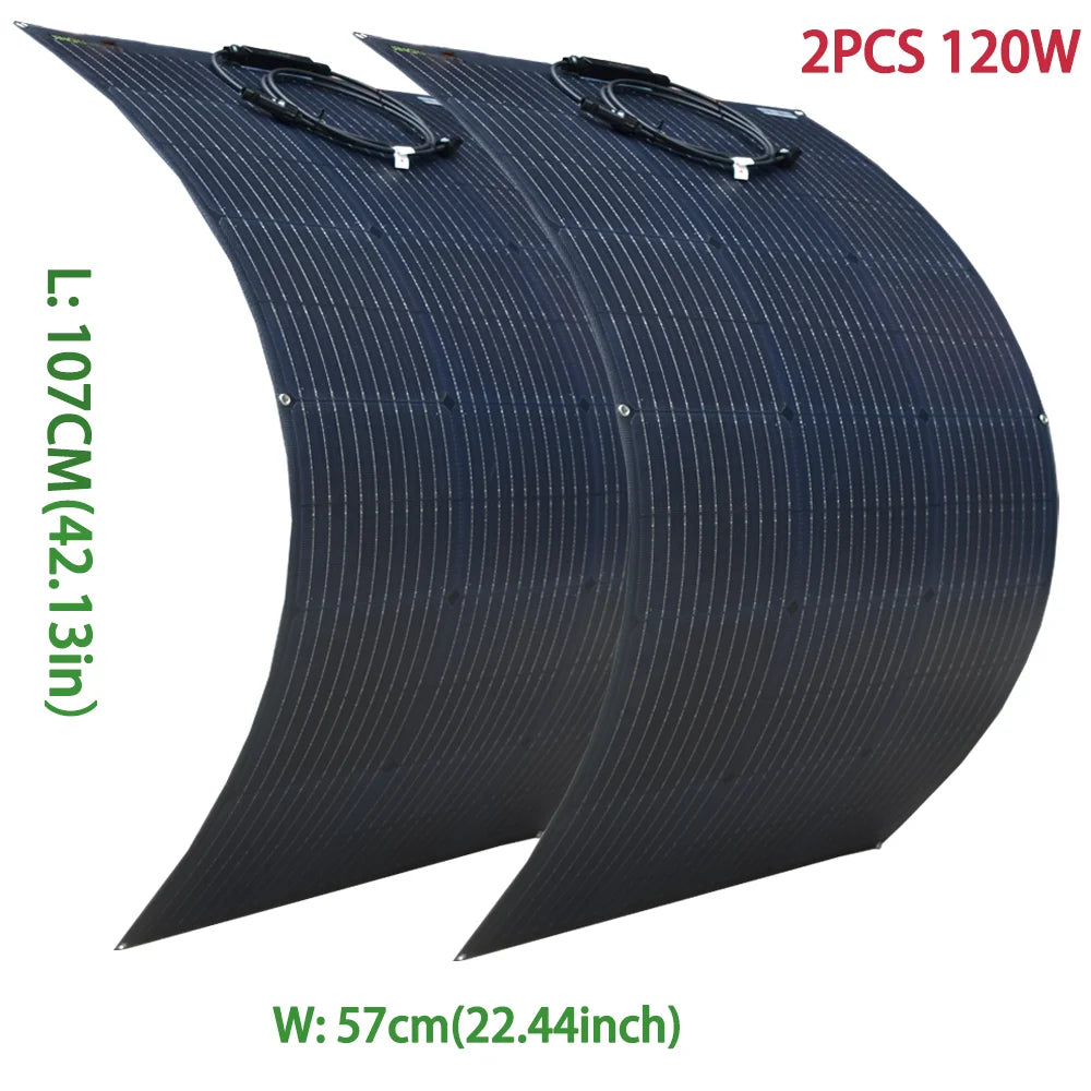 Panneau solaire ETFE 240W (120W 2PCS)