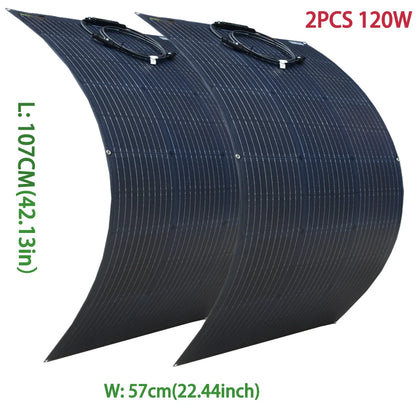 Panneau solaire ETFE 240W (120W 2PCS)