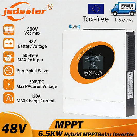 Convertisseur solaire hybride 6,5 kW avec Wifi