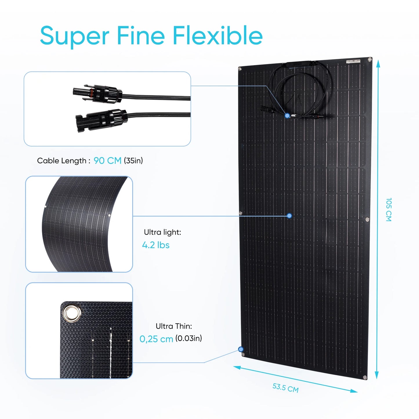 Panneau solaire Flexible 110W 220W 330W 440W