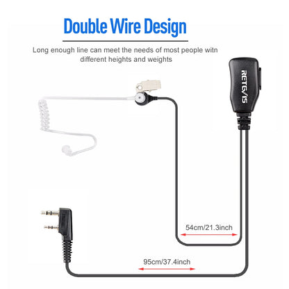 Casque Radio pour Baofeng UV-5R BF-88E