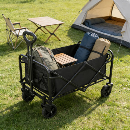 Chariot de camping pliable 100L grande capacité