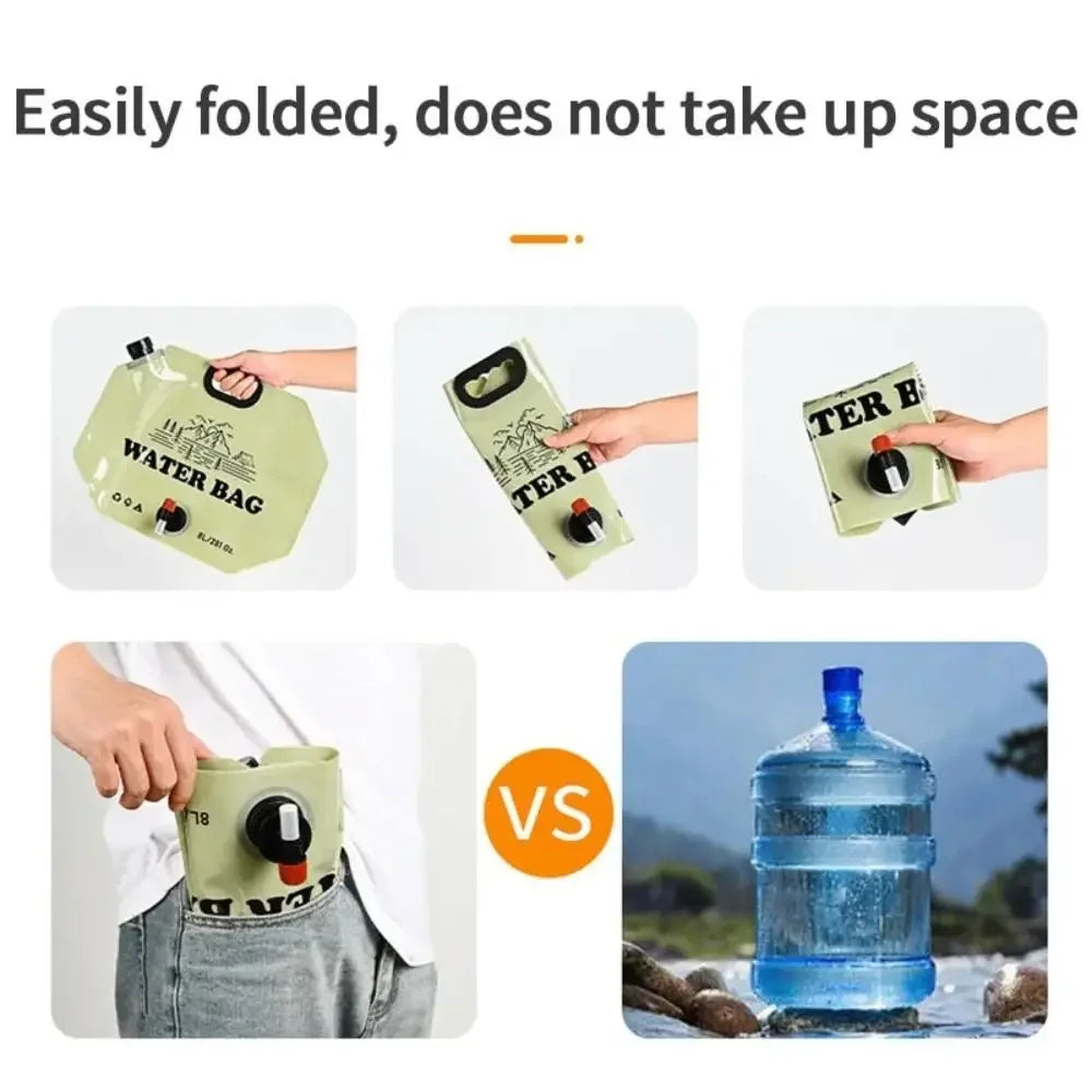 Sac à eau de grande capacité pour l'extérieur 8L