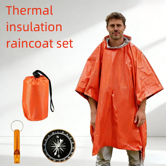 Ensemble de vêtements de pluie d'urgence