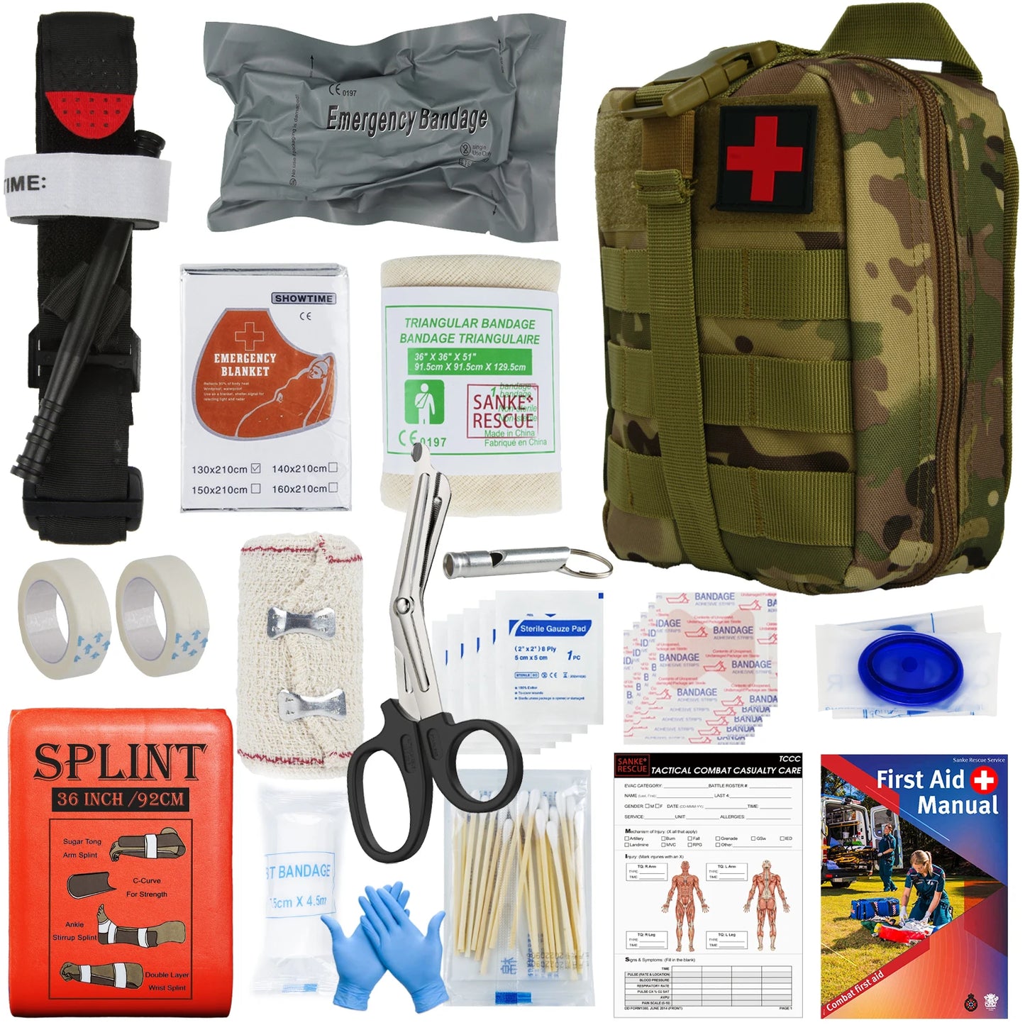 Kit de survie tactique pour traumatismes