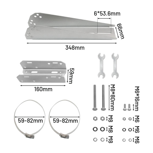 Kit de support de montage de panneau solaire universel