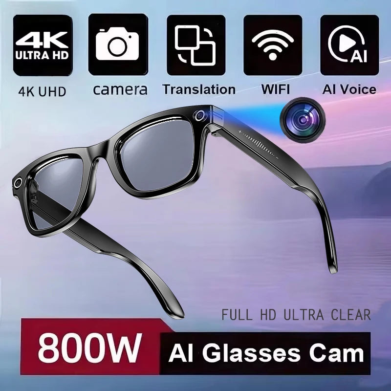 Lunettes 800W caméra AI traduction intelligente