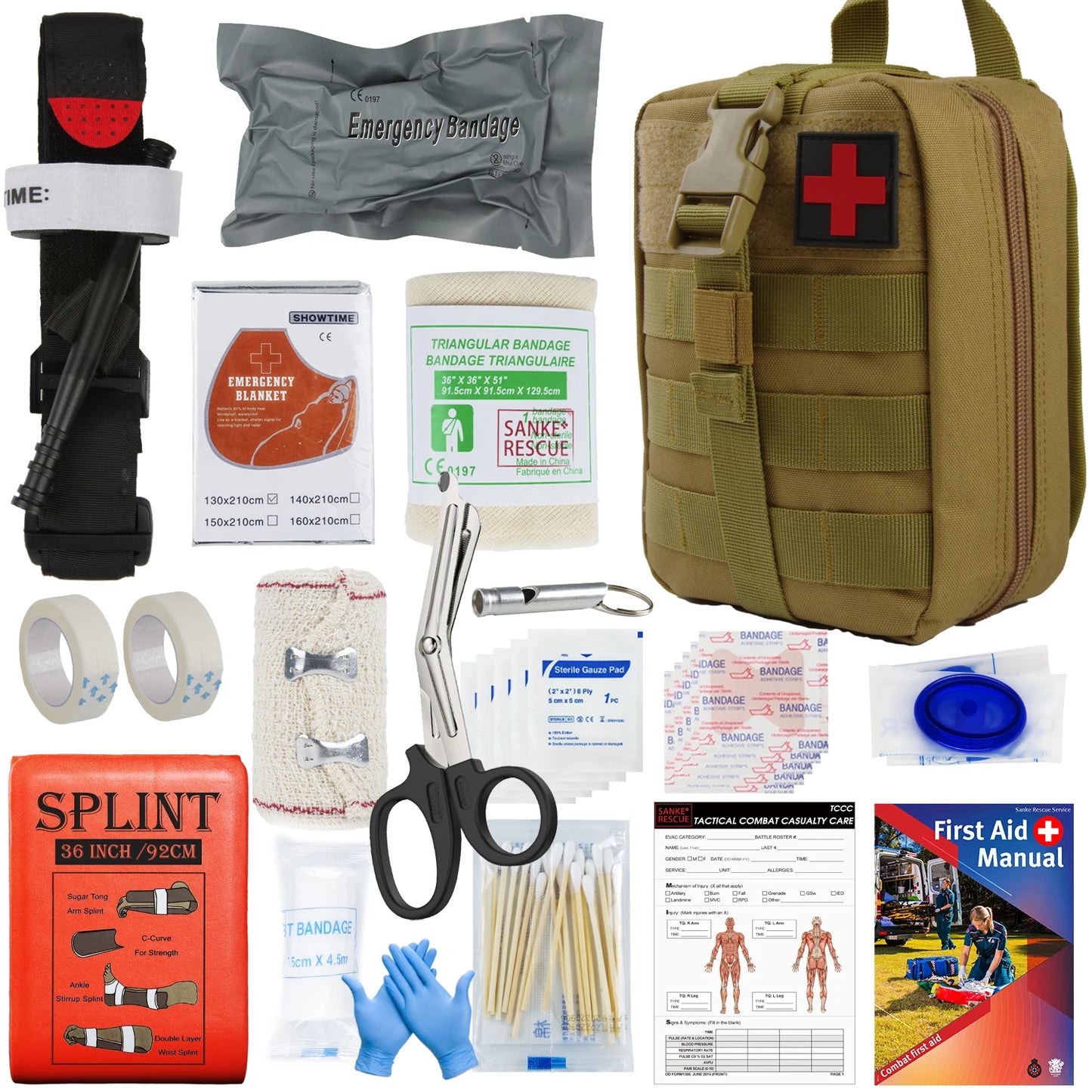 Kit de survie tactique pour traumatismes