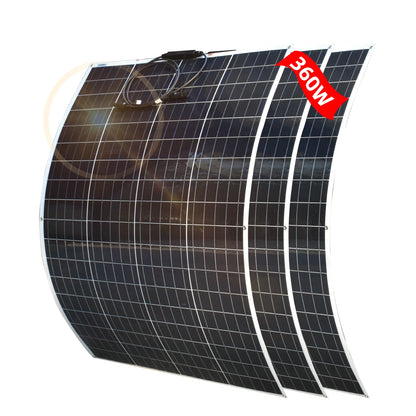 Panneaux solaires 18V 125W 250W 375W 500W