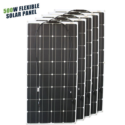 Panneau solaire Flexible 12V, 600W 100W 200W 300W 400W 500W