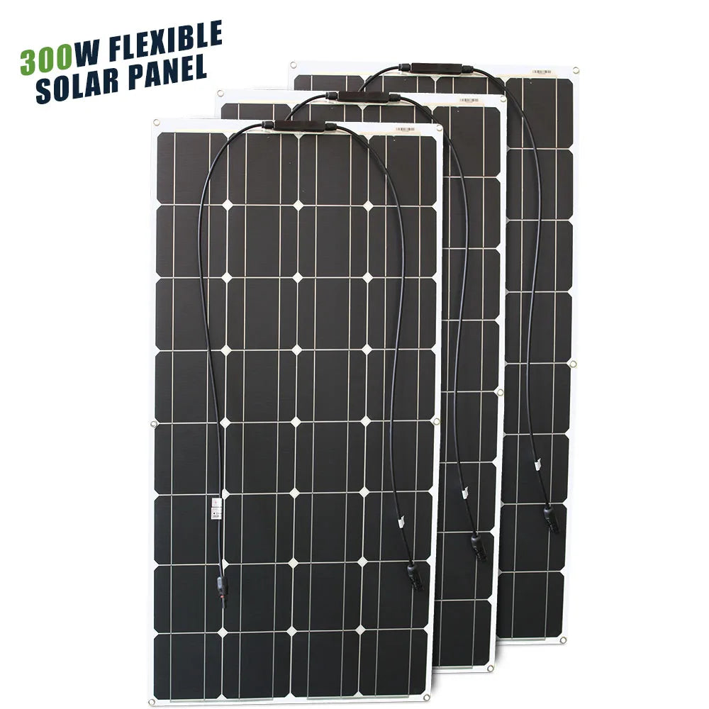 Panneau solaire Flexible 12V, 600W 100W 200W 300W 400W 500W