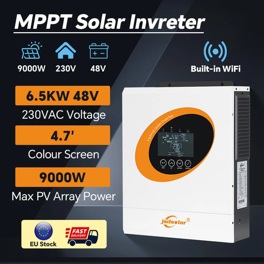 Convertisseur solaire hybride 6,5 kW hors réseau avec Wifi