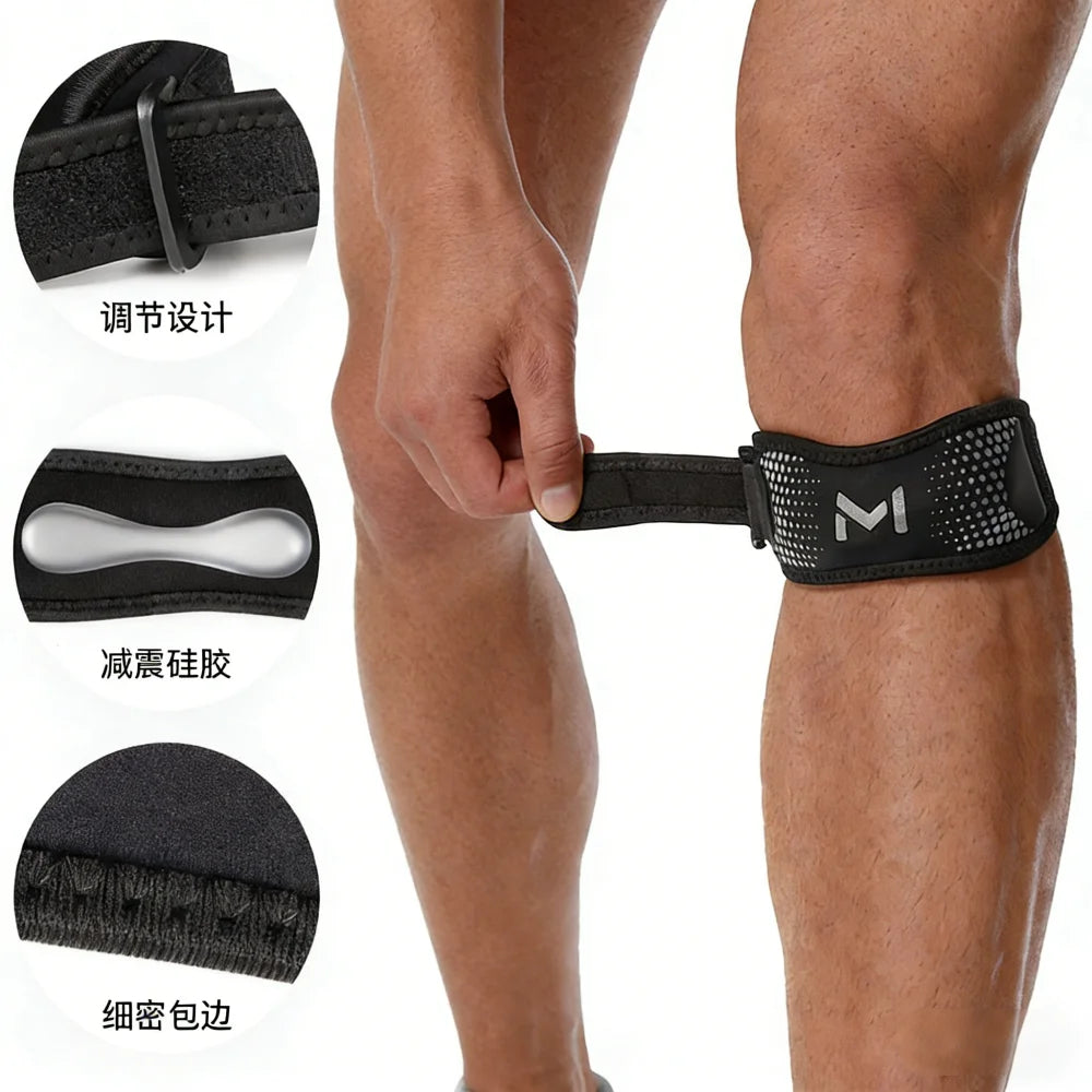 Sangle de genou réglable, stabilisateur du tendon rotulien