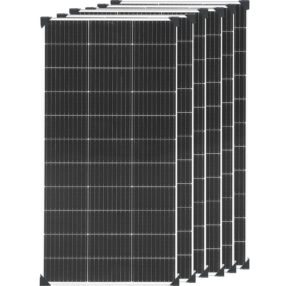 Panneau Solaire Rigide 120W 18V — Monocristallin Type N, 24%, 1 à 10 Pièces (120W à 1200W)
