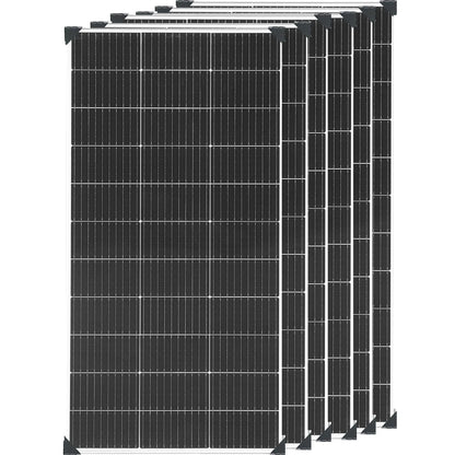 Panneau Solaire Rigide 120W 18V — Monocristallin Type N, 24%, 1 à 10 Pièces (120W à 1200W)