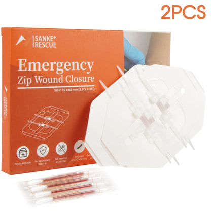 Dispositif de fermeture de plaie indolore de premiers secours
