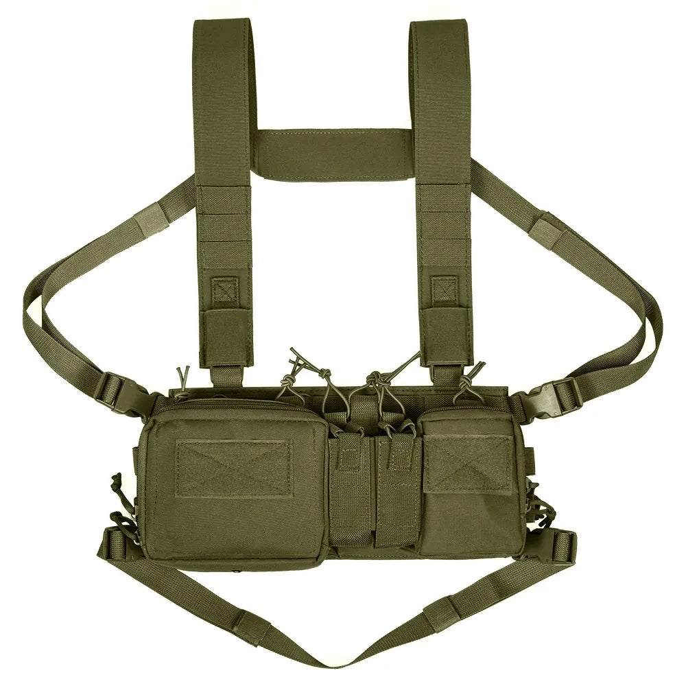 Gilet de poitrine tactique, sac de plate-forme, gilet d'entraînement sur le terrain, sangle de Camouflage multifonctionnelle avec multi-poches, Camping en plein air, Pack de Match CS
