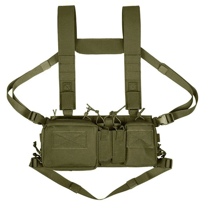 Gilet de poitrine tactique, sac de plate-forme, gilet d'entraînement sur le terrain, sangle de Camouflage multifonctionnelle avec multi-poches, Camping en plein air, Pack de Match CS