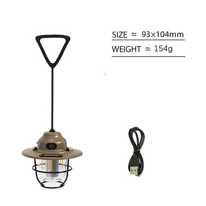 Lanterne de Camping Portable rétro